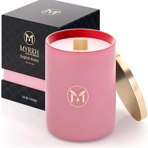English Roses MYRRH Candle